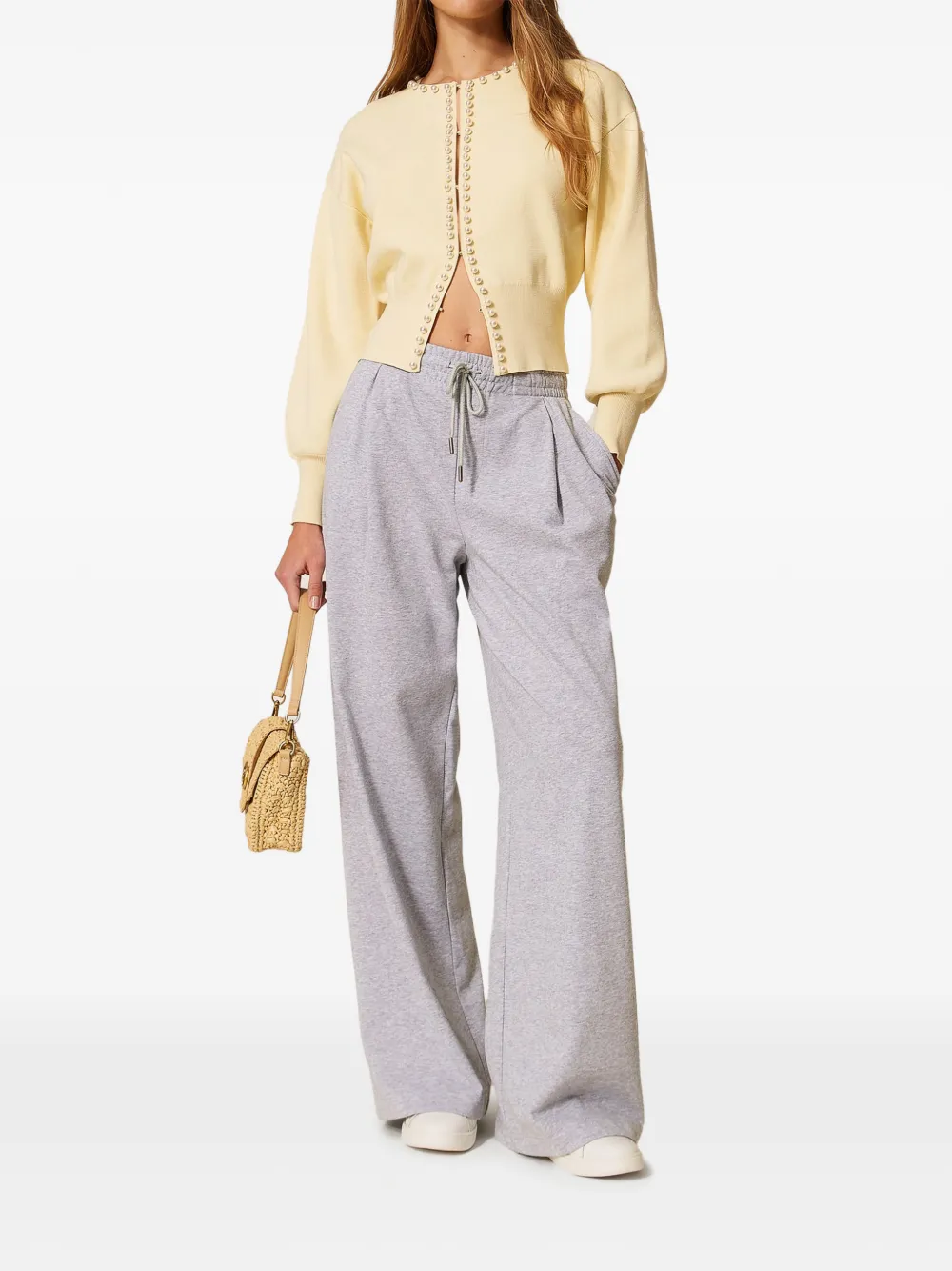  Twinset Drawstring Trousers - Grey 