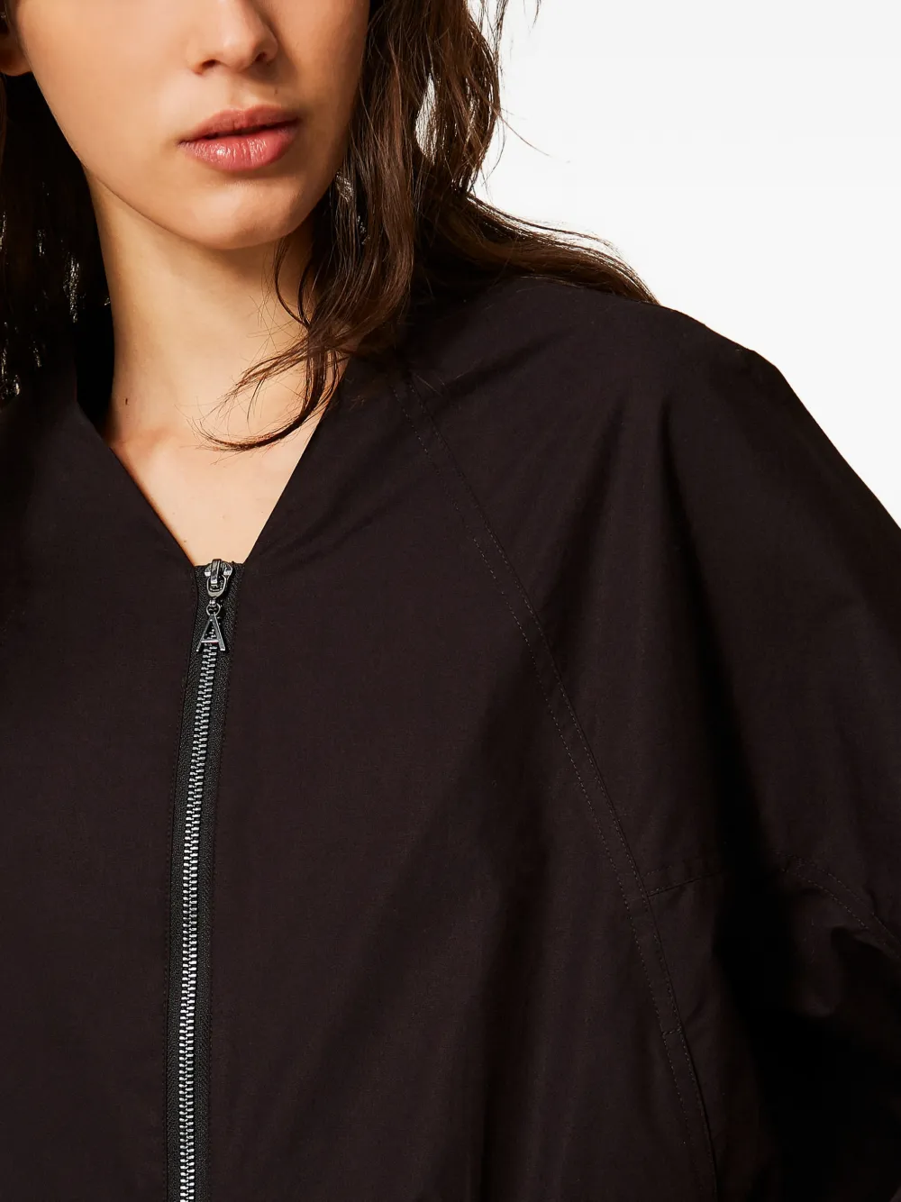 TWINSET Bomberjack met rits Zwart