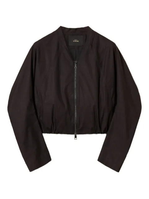 TWINSET full-zip bomber jacket