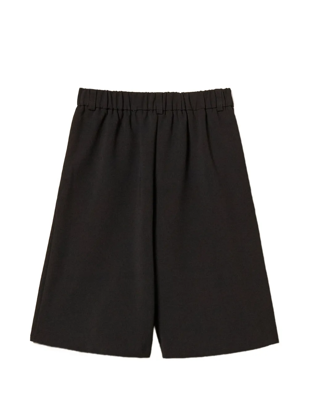 TWINSET Kids Geplooide bermuda shorts Zwart
