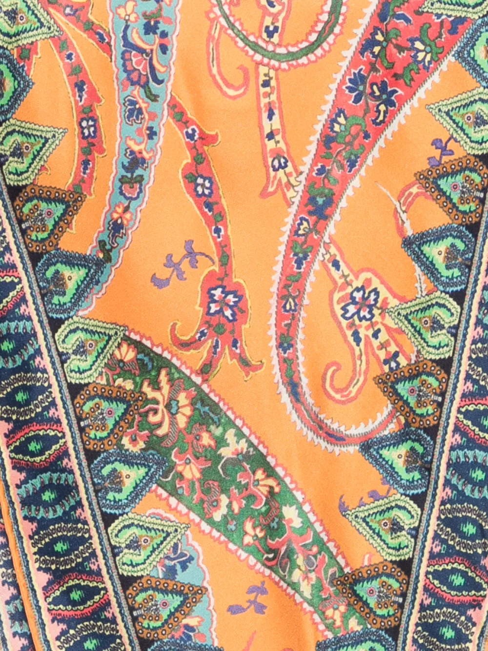 ETRO paisley-print scarf - Oranje