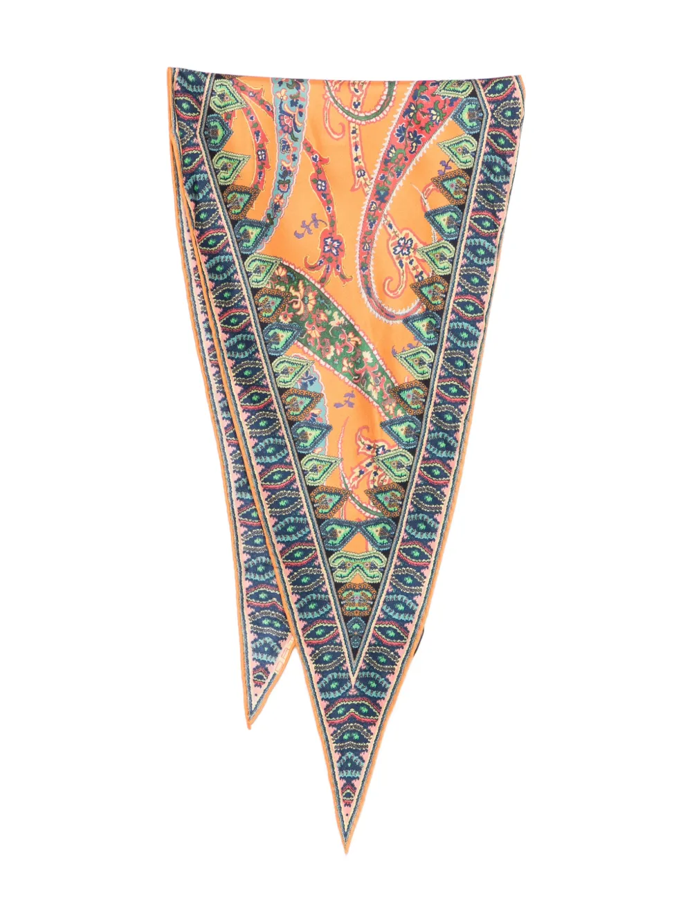 ETRO paisley-print scarf - Arancione