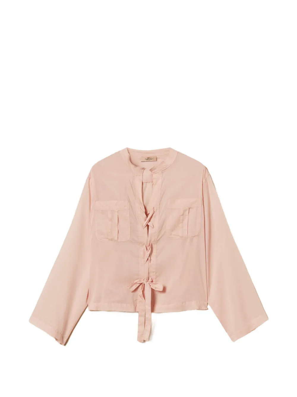 TWINSET tie-fastening shirt - Rosa