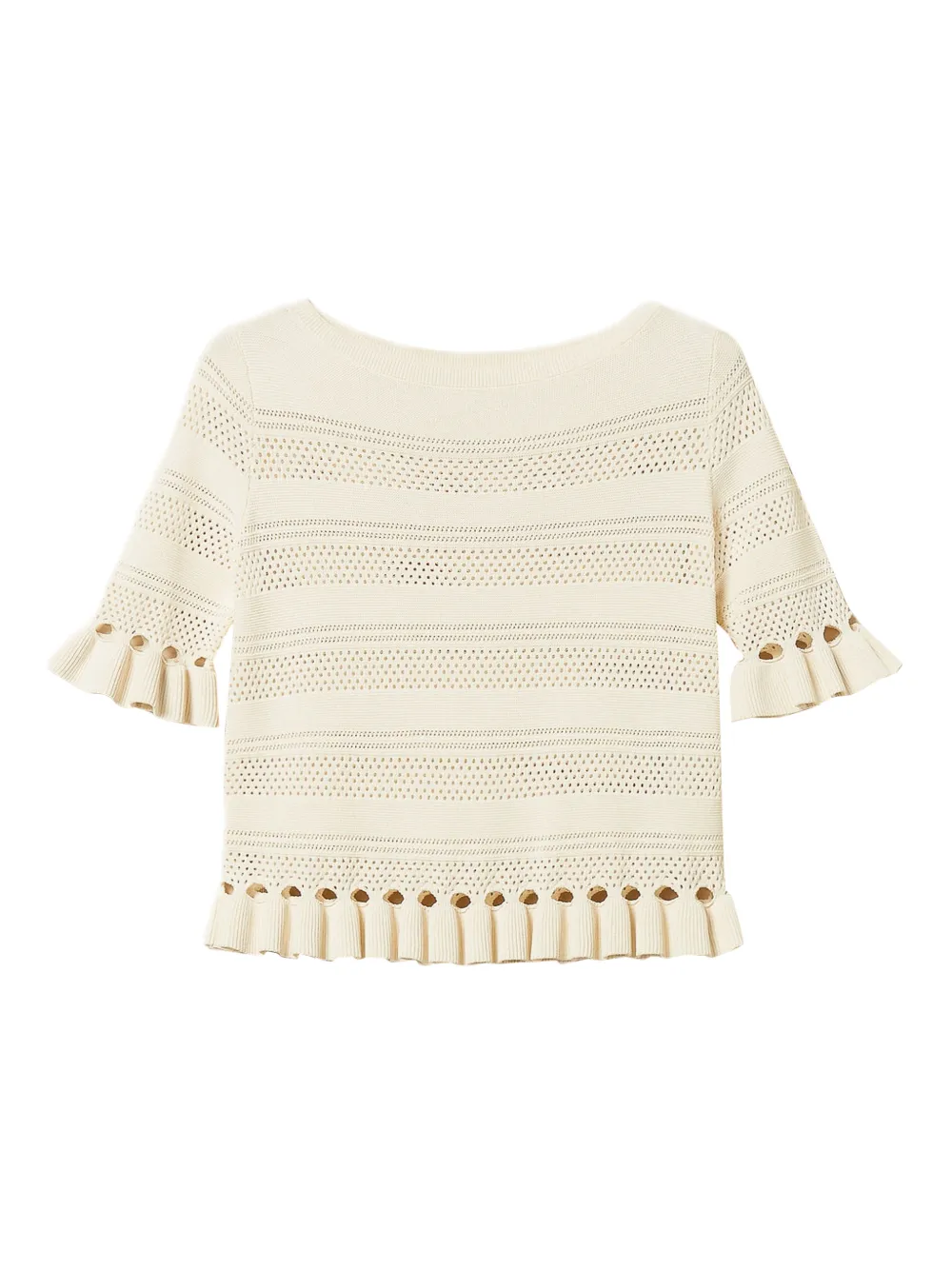 TWINSET Top con ruches - Toni neutri