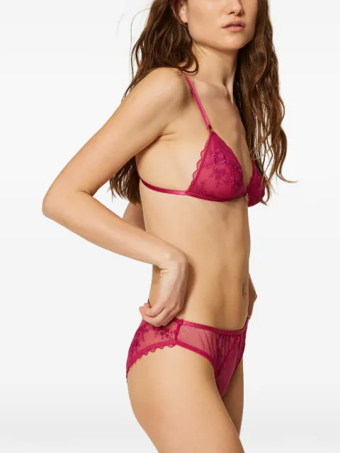 TWINSET floral tulle briefs