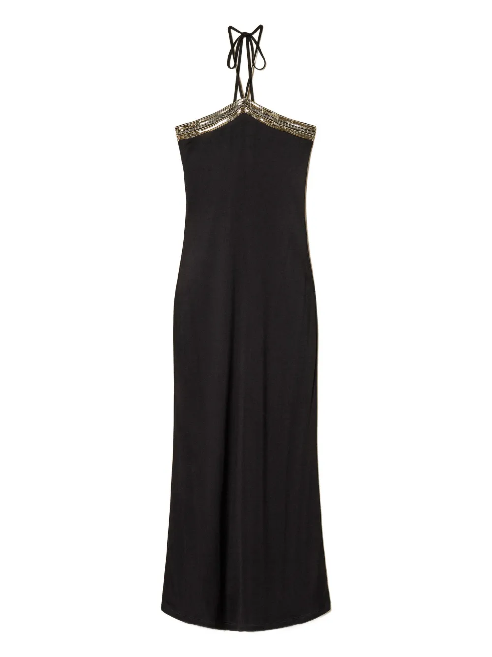 TWINSET Abito con paillettes - Nero