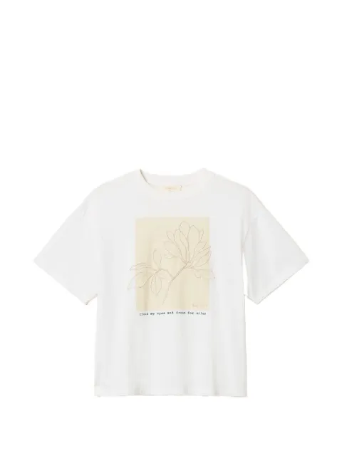 TWINSET printed embroidered T-shirt