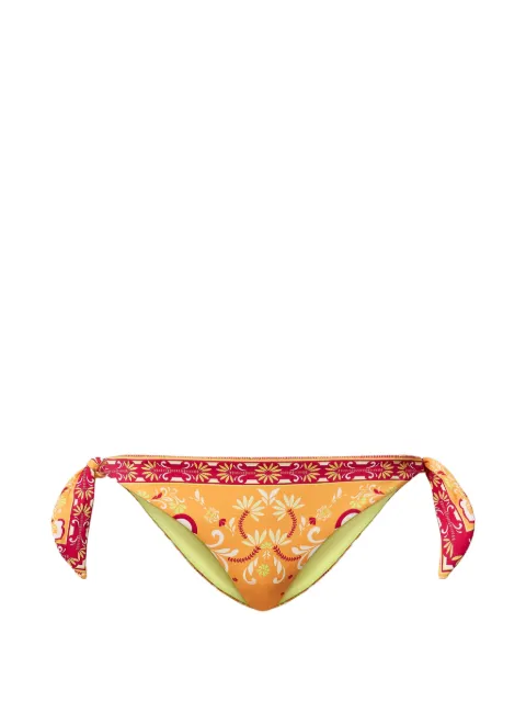 TWINSET bikini thong with scarf print