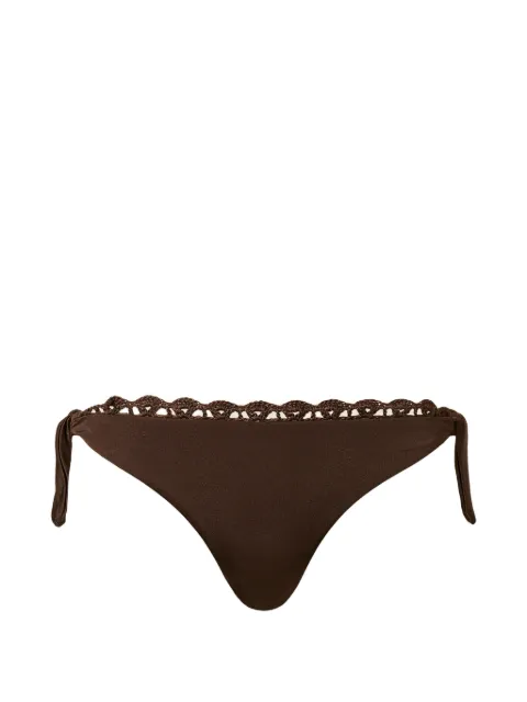 TWINSET knitted-trim bikini bottoms