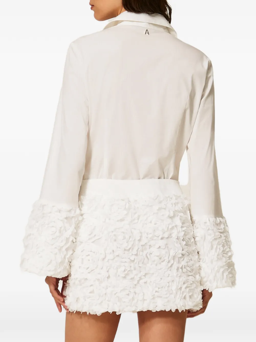 TWINSET Mini-rok met bloem Wit