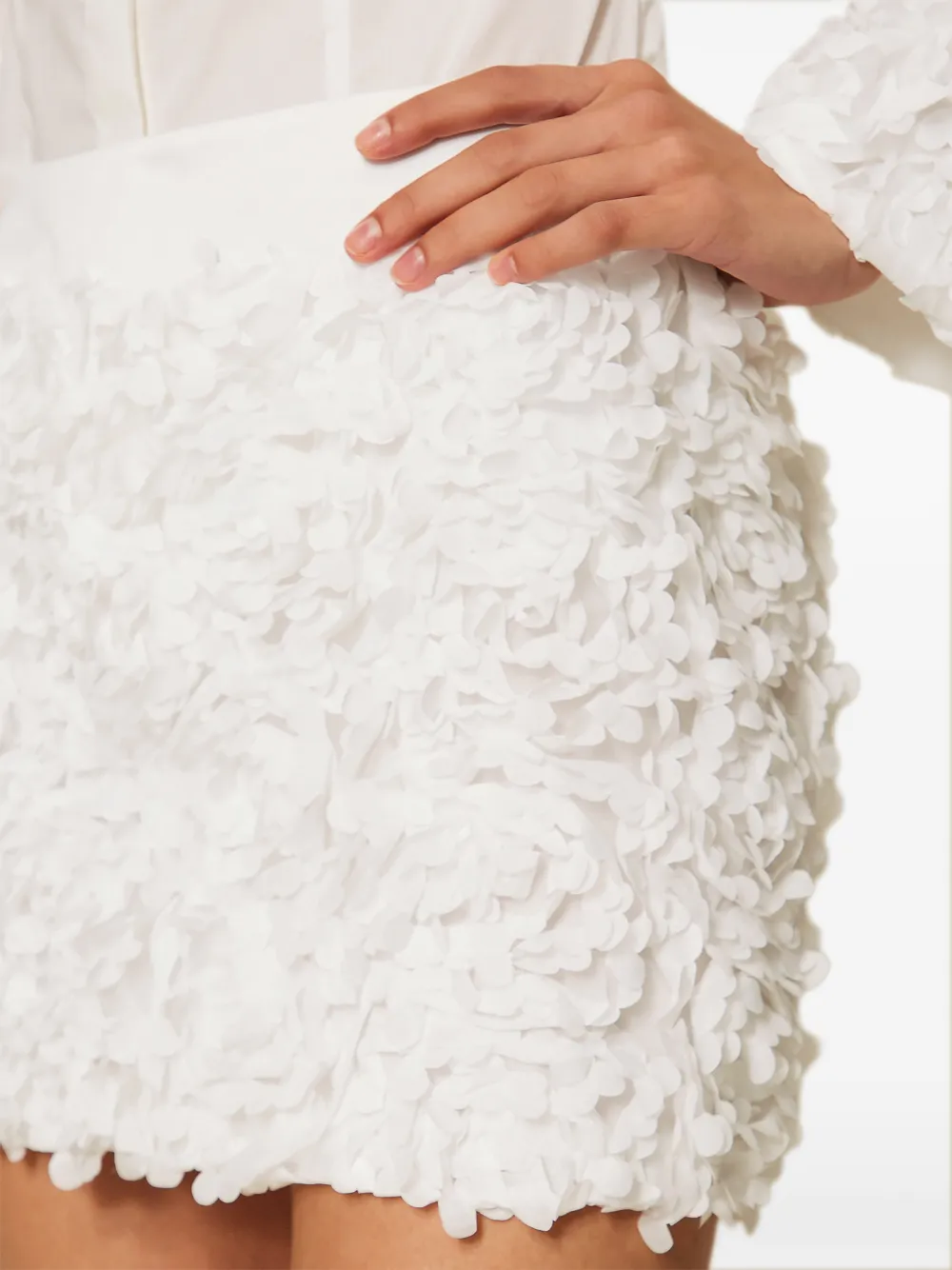 TWINSET Mini-rok met bloem Wit