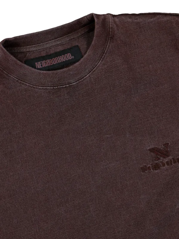 Neighborhood ピグメントダイ Tシャツ | ブラウン | FARFETCH JP