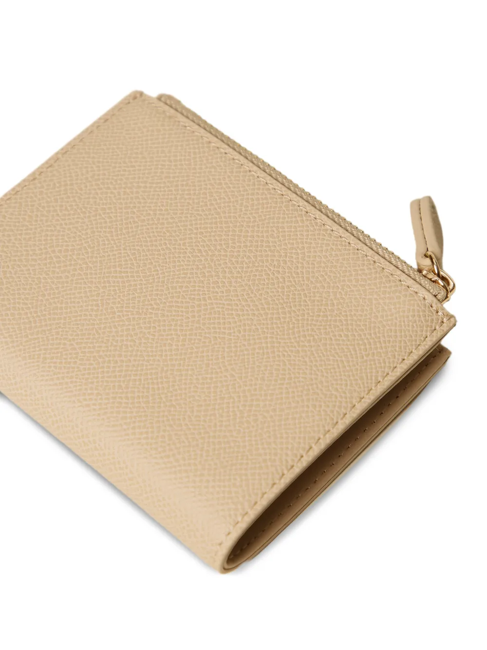 TWINSET Kleine portemonnee met logo Beige
