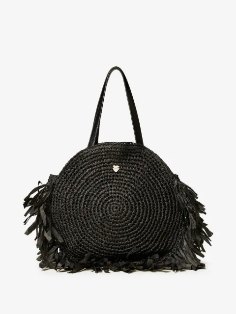 TWINSET Borsa tote con frange