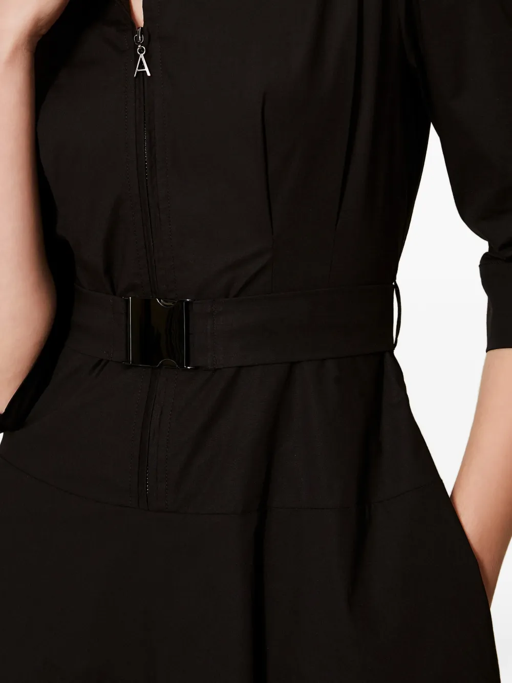 TWINSET Maxi-jurk met ceintuur Zwart