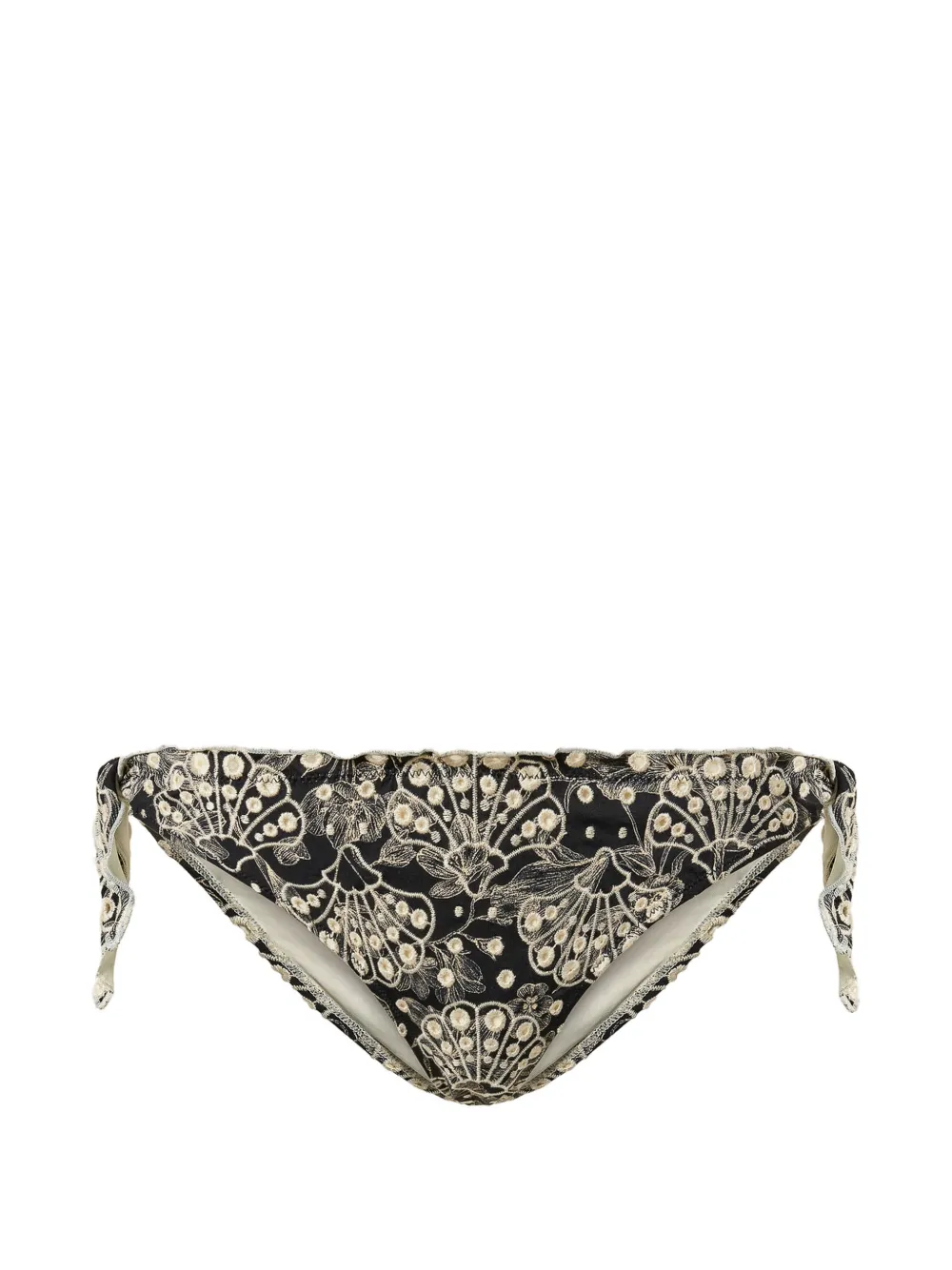 TWINSET embroidered bikini bottoms - Nero