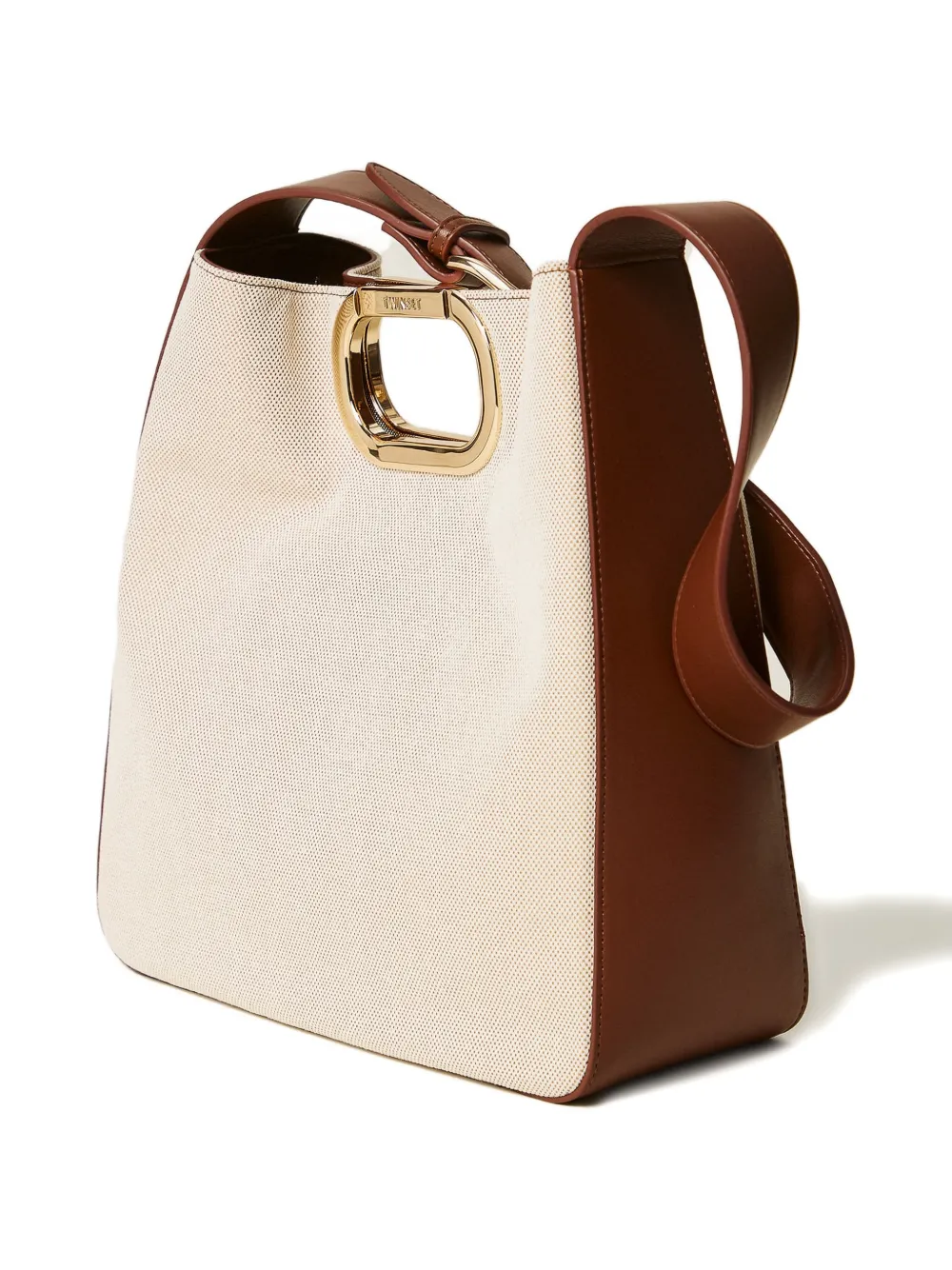 TWINSET Lila canvas tas Beige