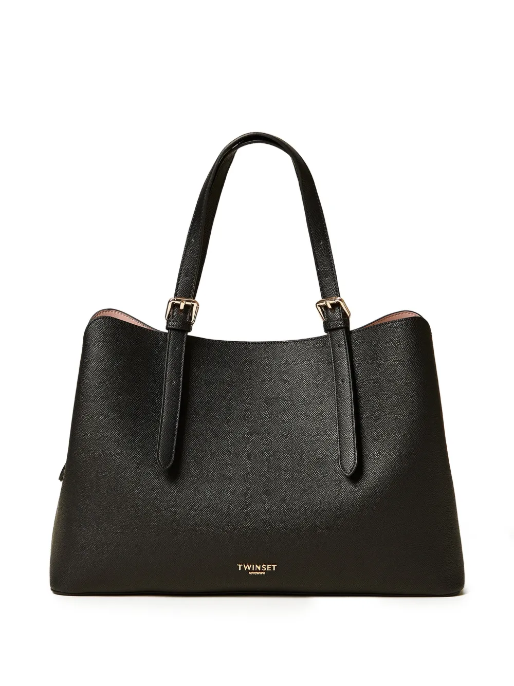TWINSET Borsa tote con fibbia - Nero