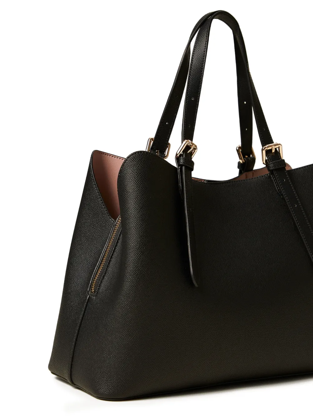 TWINSET Shopper met gespband Zwart