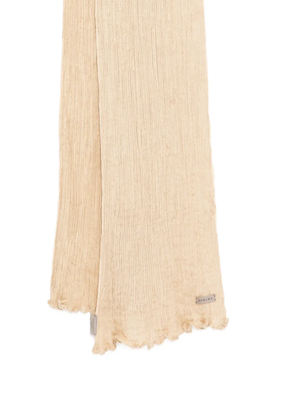  Norlha Feather Ripples Scarf - Neutrals 