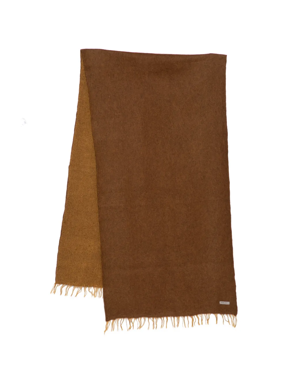 NORLHA overfelt feather ripples scarf - Giallo