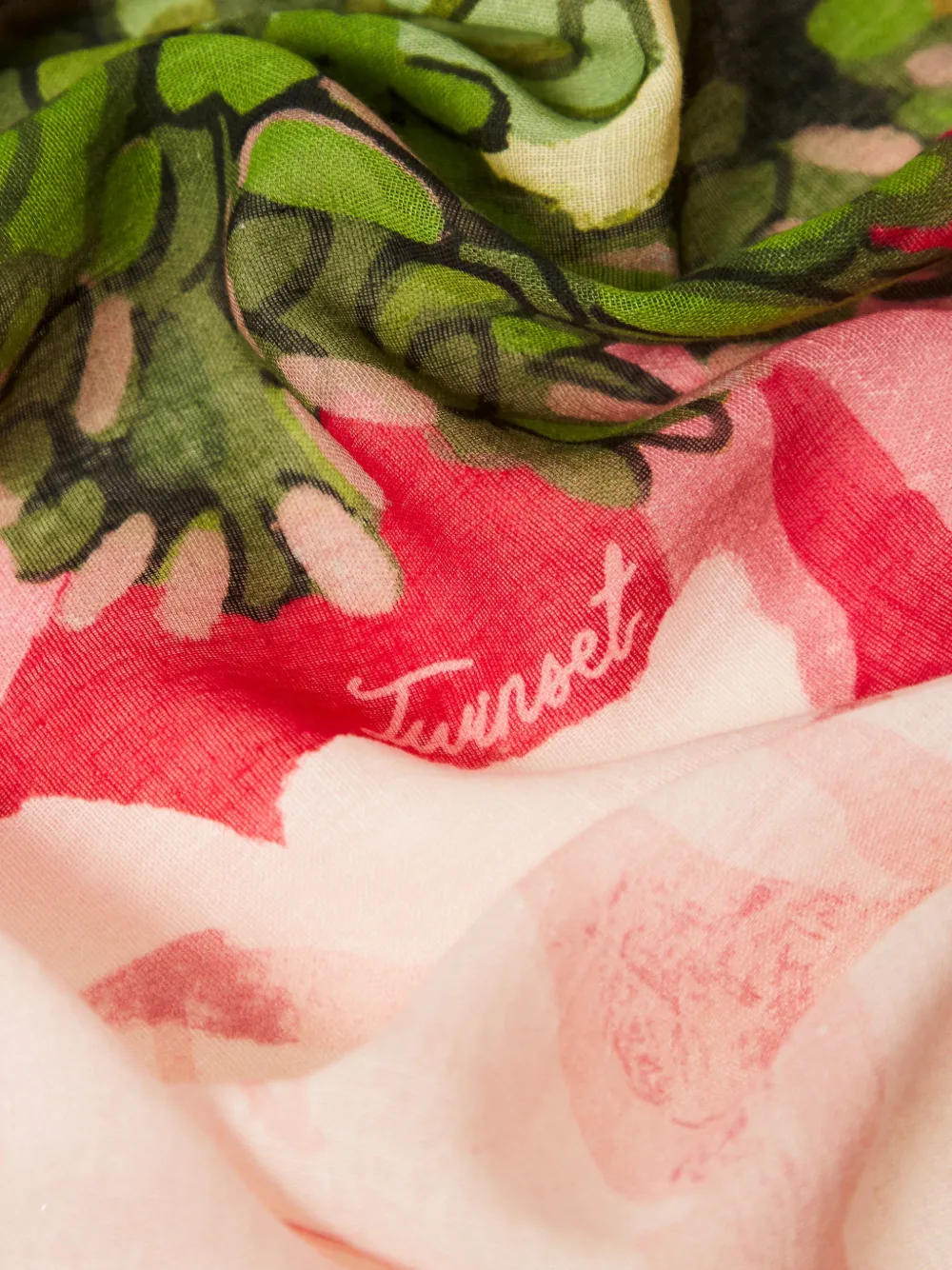  Twinset Floral-print Scarf - Pink 