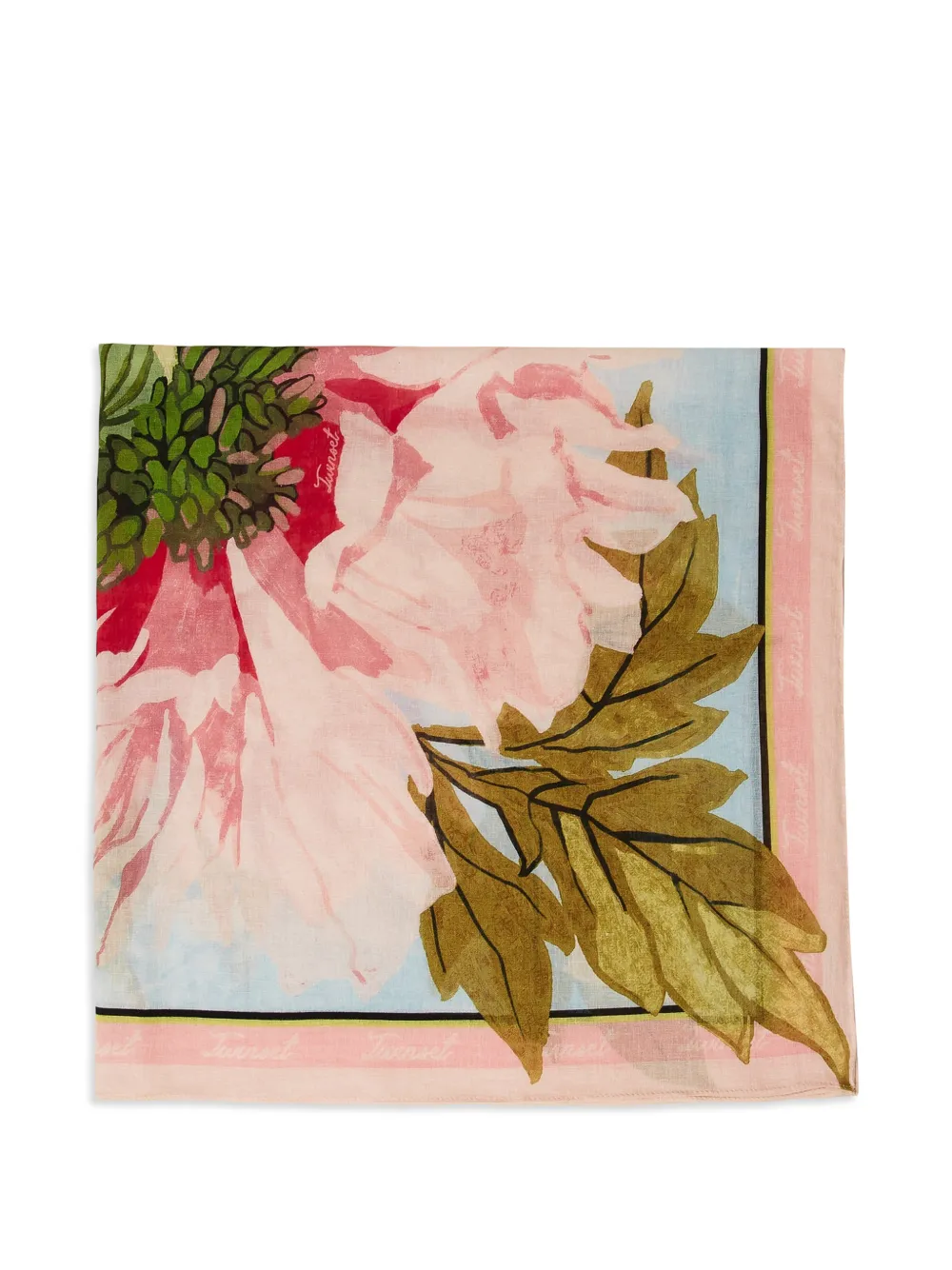  Twinset Floral-print Scarf - Pink 
