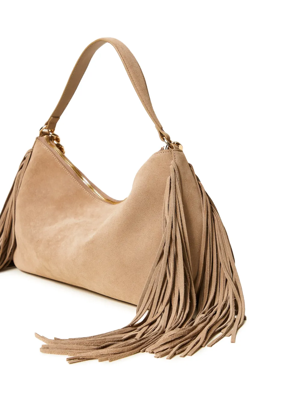 TWINSET Medium Liliane suède tas Beige