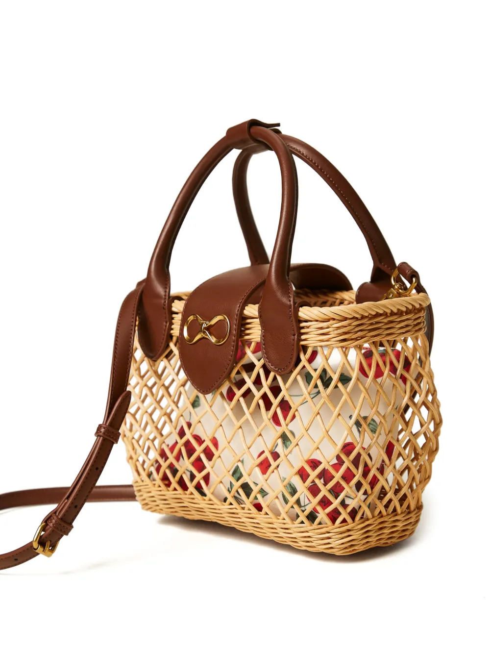 TWINSET Tas met logo-applicatie Beige