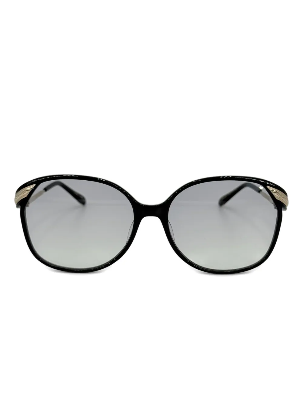 Yellows Plus Glenda round-fame sunglasses - Nero