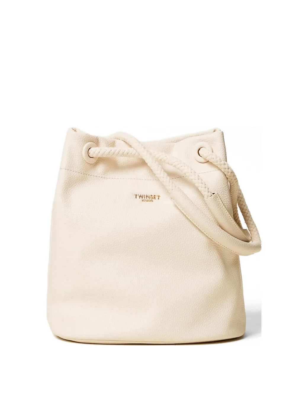TWINSET rope-handle bucket bag - Toni neutri
