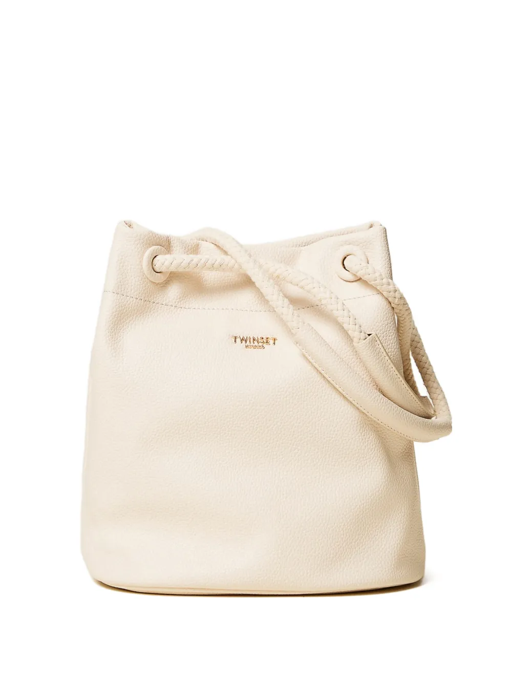 TWINSET rope-handle bucket bag - Toni neutri