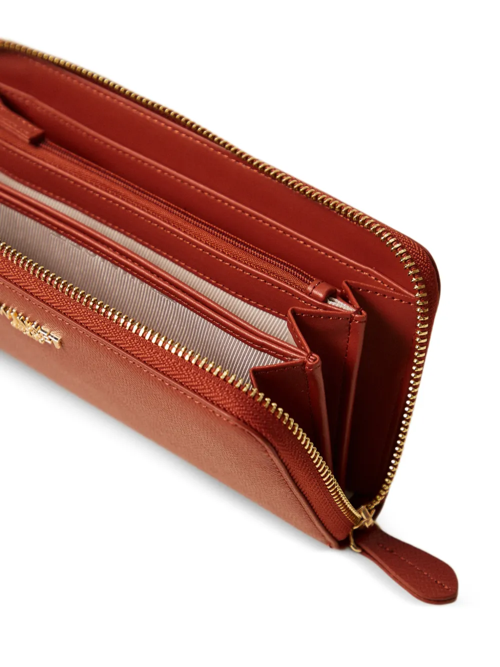 TWINSET Portemonnee met rits en logo Rood