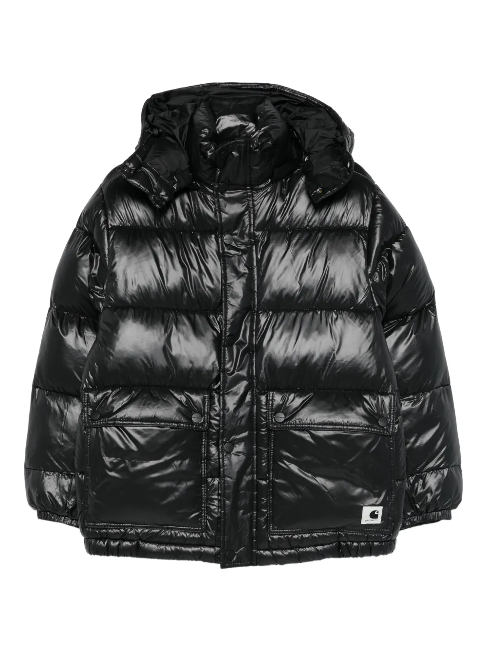 Carhartt WIP Benson zip-up puffer jacket | Black | Image 1