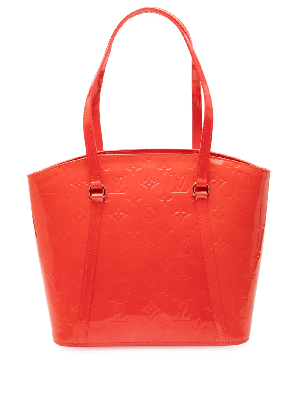 Louis Vuitton Pre-Owned Borsa tote Avalon MM in pelle Vernis con monogramma 2012 - Rosso