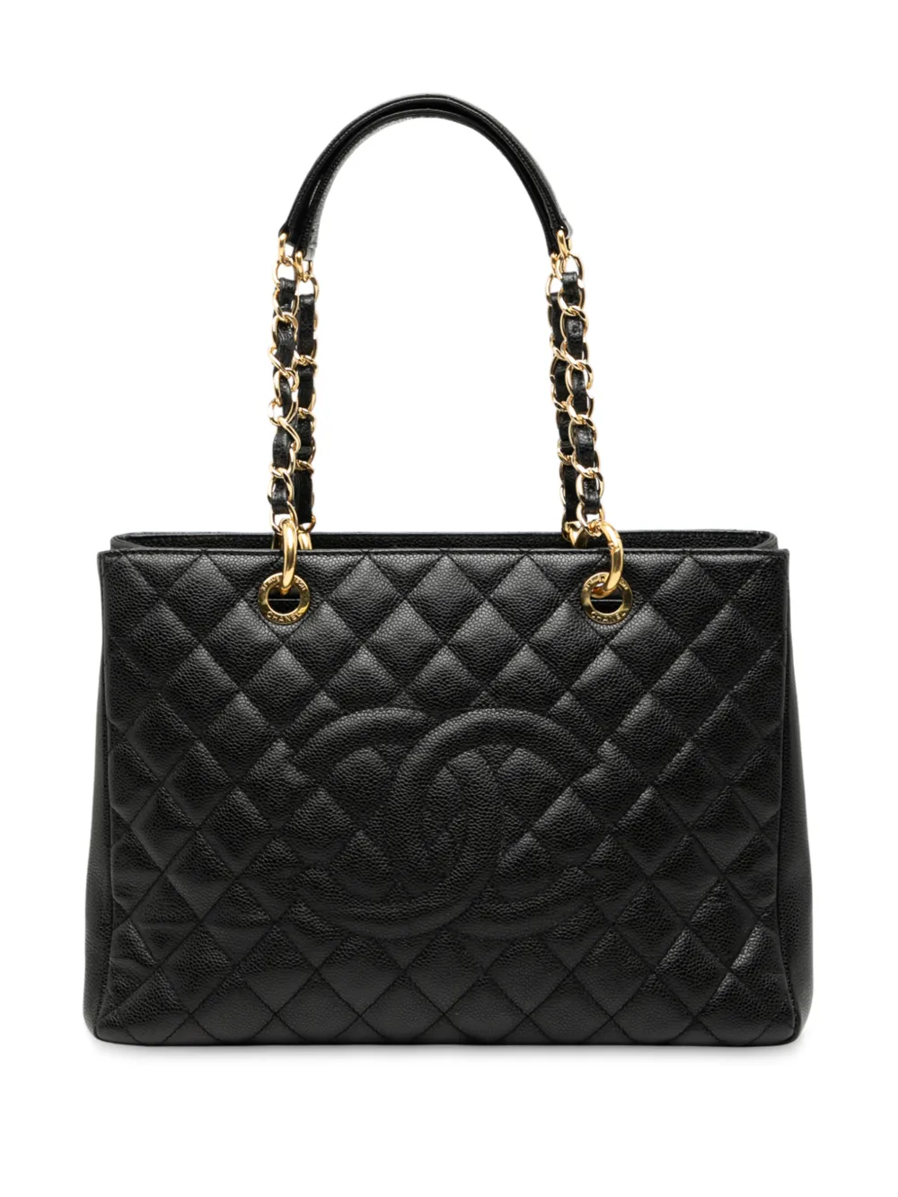 CHANEL Pre-Owned Borsa tote Grand Shopping in pelle Caviar 2014-2015 - Nero
