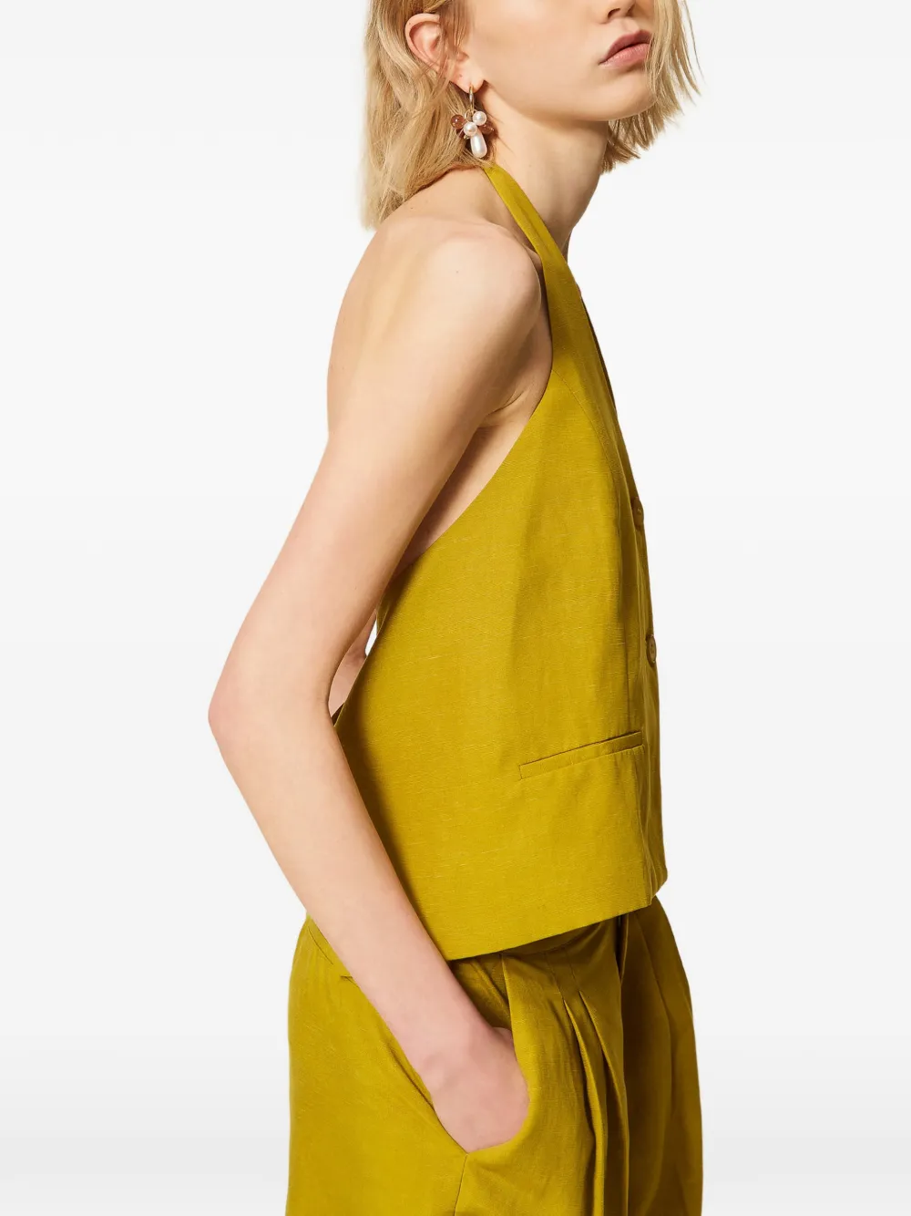halterneck waistcoat