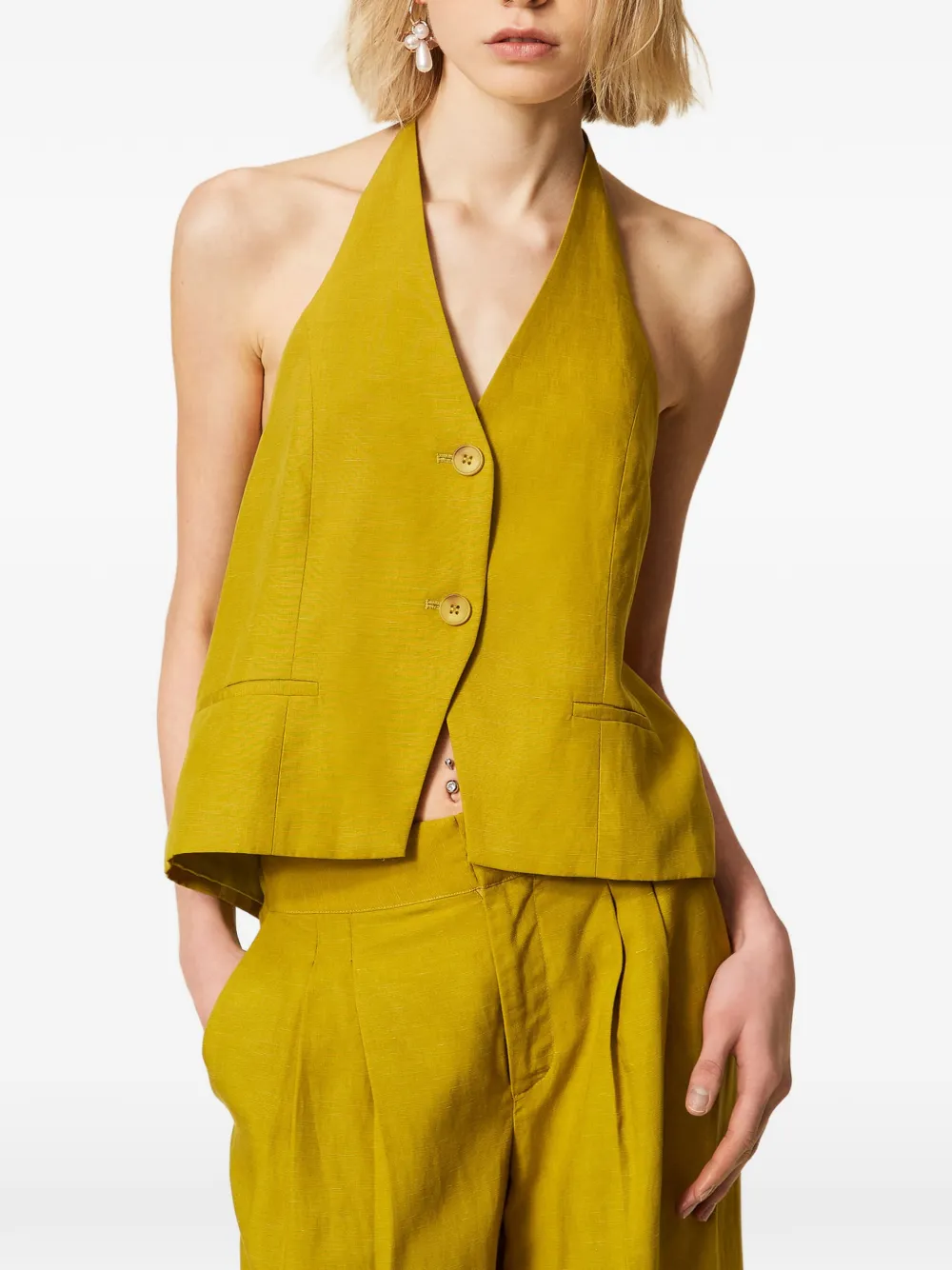 halterneck waistcoat