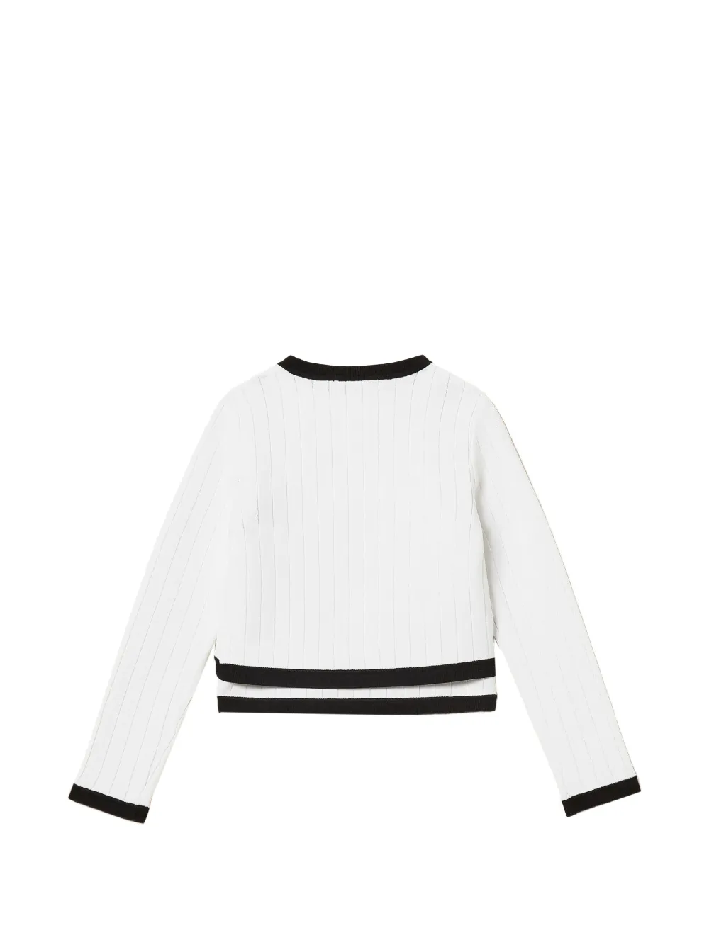 TWINSET Kids Vest met ronde hals Wit