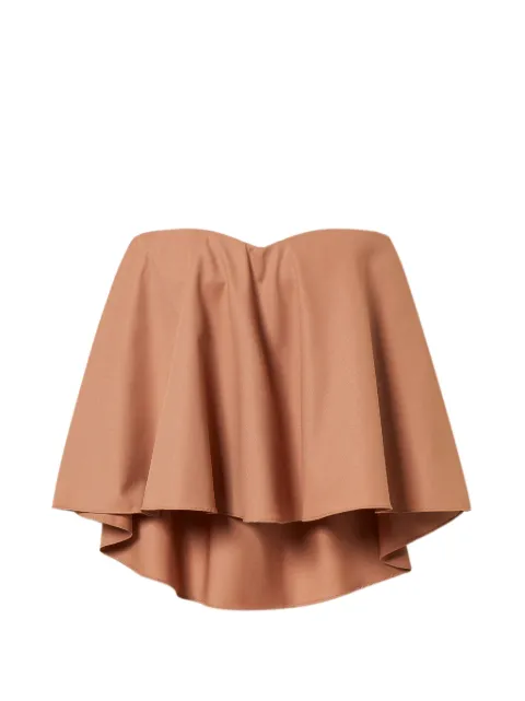 TWINSET top palabra de honor asimétrico