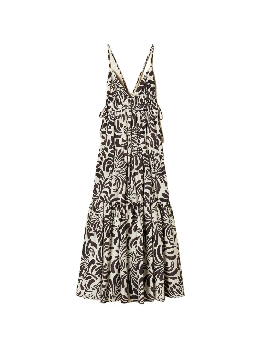 TWINSET printed maxi dress - Toni neutri