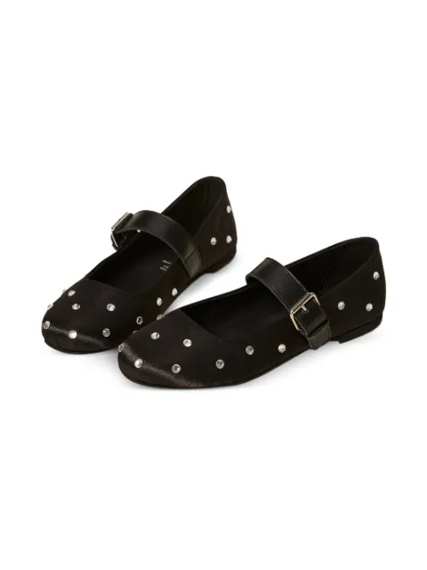 TWINSET Kids rhinestone flats