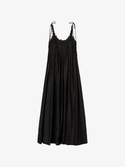 TWINSET длинное кружевное платье