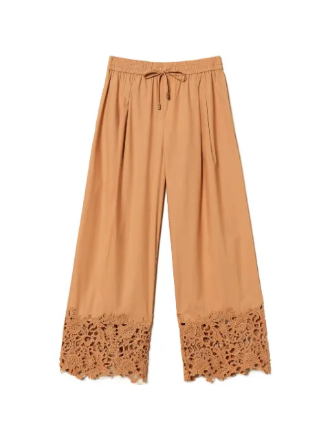 TWINSET pantalones con pretina elástica