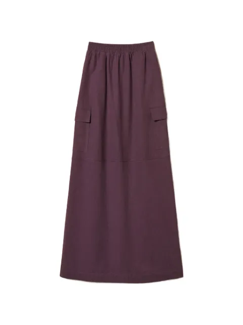 TWINSET falda tipo cargo larga