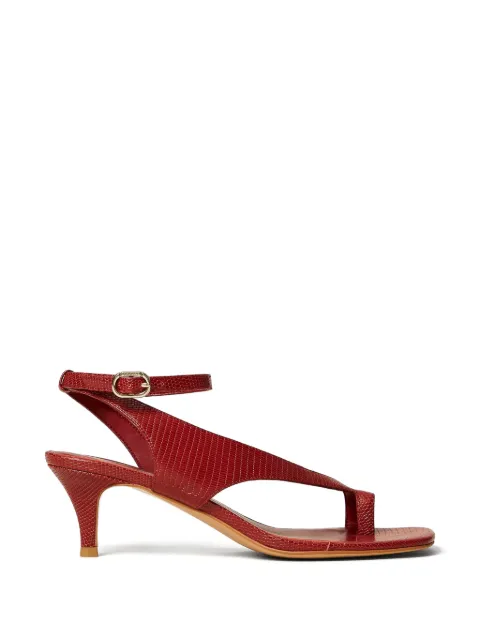 TWINSET lizard-effect sandals