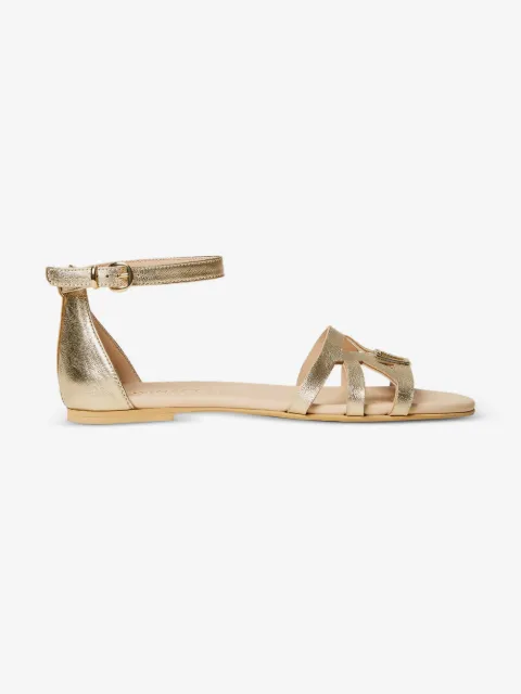 TWINSET Kids Sandalen mit Lederriemen
