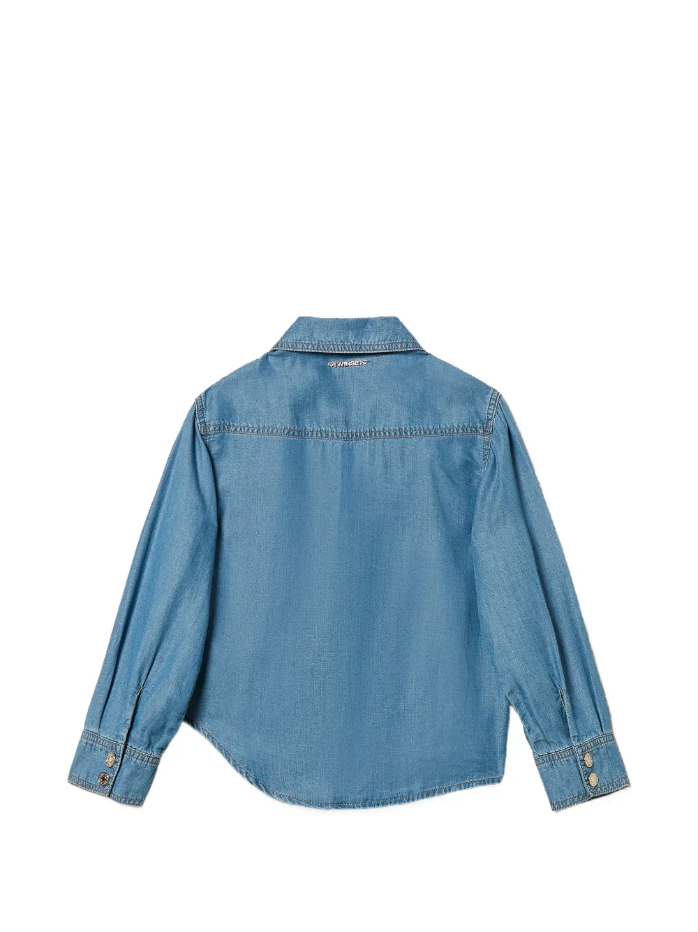  Twinset Kids Chambray Shirt - Blue 