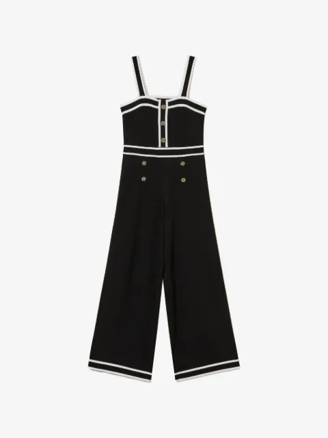 TWINSET Kids contrasting-trim jumpsuit
