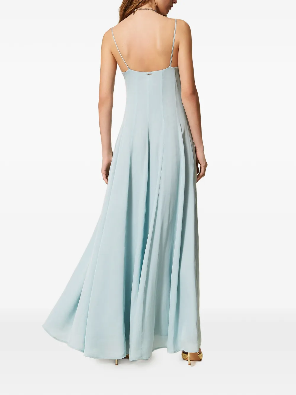 TWINSET Mouwloze maxi-jurk Blauw